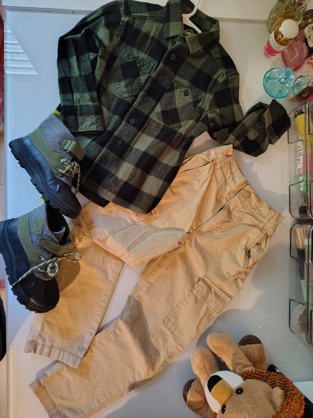 Boys 4/5 Winter Outfit + Boots Bundle